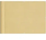 Balkonsichtschutz Sandfarben 75x800 Cm 100 % Polyester-oxford Vidaxl