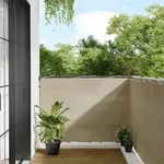 Balkon-sichtschutz Beige 120x700 Cm 100 % Polyester-oxford Vidaxl