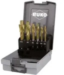 Ruko - Flachsenkersatz Din 373 M3-m10 Mittel Hss Tin Z.3 Ku.-kassette