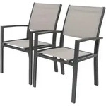 Habitat Et Jardin - Alu/textilene-gartensessel Tropic - Phoenix - Taupe -...