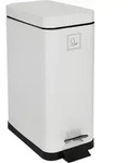 Stm10 M&uuml;lleimer Treteimer 10l Inkl. Inneneimer Softclose-deckel Wei&szlig; - Svita