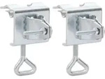 Sonnenschirmhalter F&uuml;r Balkon 2 Stk. 32 Mm Verzinkter Stahl Vidaxl