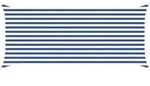 Sonnensegel Blau Und Wei&szlig; 4,5 X 2 M 100 % Polyester Oxford Vidaxl