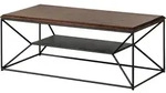 Couchtisch Mango 110x55x43 Braun Ge&ouml;lt Lounge Collection 100