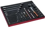 Bahco Fit&go 3/3 Schaumstoffeinlage Satz Schraubenschl&uuml;ssel Und
