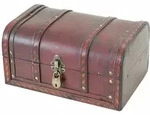 Hmf - 6401-130 Schatztruhe, Mit Schloss, Schatzkiste, Holzkiste Spanien, 30 X...