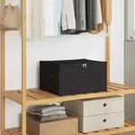 Vidaxl Storage Box 6 Pcs Anthracite 43 X 34 X 23 Cm Non-woven Fabric