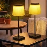 Led Tischlampe Innen Au&szlig;en Akku Tischleuchte Cct Dimmbar Schwarz Gr&uuml;n...