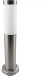 Ett - Au&szlig;enlampe Silber Sockelleuchte Garten Stehlampe Modern, Wegeleuchte W...