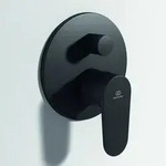 Unterputz-wannenmischer Ideal Standard Cerafine O, Rosette &Oslash; 163 Mm, Schwarz Matt -