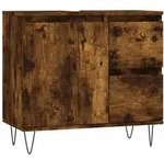 Badschrank R&auml;uchereiche 65x33x60 Cm Holzwerkstoff - Vidaxl