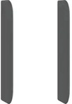 Kopfteil Ohr Grau 80 X 16 X 4 Cm Stoff Vidaxl