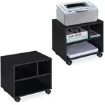 2 X Rollcontainer, 3 Offene F&auml;cher, B&uuml;ro & Home Office, Mit Rollen,...