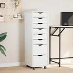 Rollschrank Mit Schubladen Moss Wei&szlig; Massivholz Kiefer Vidaxl