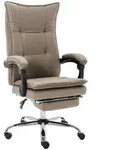B&uuml;rostuhl Taupe Stoff Vidaxl