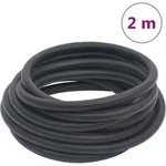Hybrid-luftschlauch Schwarz 0,6' 2 M Gummi Und Pvc Vidaxl