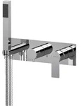 Pax - Unterputzarmatur F&uuml;r 2 Ger&auml;te, Mit Zubeh&ouml;r, Chrom Xa52 - Sapho