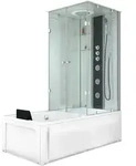 Acquavapore - Whirlpool Wanne Duschtempel Dusche Duschkabine K05-l02 180x90 Cm...