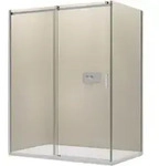 Eckdusche Bernstein Nt806 Flex Schiebet&uuml;r Nano Klarglas 120x80 Cm 6mm