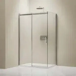 Eckdusche Bernstein Dx806a Flex Schiebet&uuml;r Nano Esg-sicherheitsglas 100x80cm