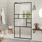 Duschwand F&uuml;r Begehbare Dusche Mit Klarem Esg Glas 80x195 Cm - Vidaxl