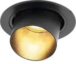 Modernes Rundes Einbaudownlight Neigbar Schwarz - Installa