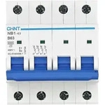 179727 Nb1-63 4p B13 6ka Db Leitungsschutzschalter 4polig 13 A 240 V, 415 V - Chint