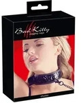 Bad Kitty - Schwarzes Halsband Mit Kettenleine