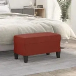 Sitzbank Weinrot 70x35x41 Cm Kunstleder Vidaxl