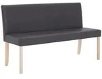 Vidaxl - Sitzbank 139,5 Cm Grau Kunstleder