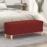 Sitzbank Weinrot 100x35x41 Cm Stoff Vidaxl