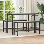 Vidaxl Dining Bench 2 Pcs Grey Sonoma 100 X 32.5 X 48.5 Cm