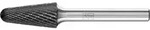 Pferd Hartmetall Hochleistungsfr&auml;sstift Rundbogen Kel &Oslash; 12x25 Mm Schaft-&oslash; 6...