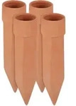 Relaxdays - Tonkegel Bew&auml;sserung 4er Set, Bew&auml;sserungshilfe F&uuml;r Pflanzen, F&uuml;r 1,5