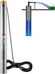Tiefbrunnen-tauchpumpe, 1100 W, 230 V, 50 Hz, 7,1 M&sup3;/h Max. Durchfluss, 105 M...