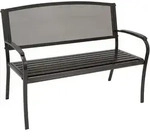 Degamo - Como: Bank 2-sitzer 121cm, Streckmetall Anthrazit Beschichtet