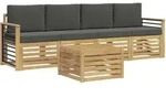 Sofagarnituren Massivholz Akazie Vidaxl