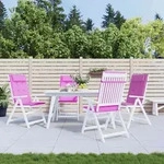 Hochlehner-auflagen 4 Stk. Rosa Oxford-gewebe Vidaxl