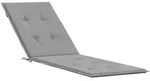 Liegestuhl-auflage Grau (75+105)x50x4 Cm Vidaxl