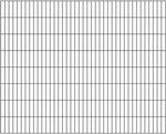 Doppelstab-gittermatte, Verz.anthr, Bxh2000x1600mm, Draht-&oslash;6/5/6, Masche50x200mm -