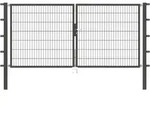 Alberts - Doppeltor Flexo, Fvz.anthr.kst.b.ral 7016, Lichte Bxh3000x1400,