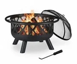 Feuerschale Mit Funkenschutz, Garten & Terrasse, Mit Sch&uuml;rhaken, Outdoor