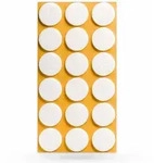 Filzgleiter &Oslash; 25 X 3 Mm Selbstklebend Wei&szlig;