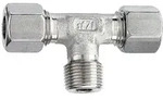 Riegler T-einschraubverschraubung, R 1/8 A., Rohr-au&szlig;en-&atilde; ̃ 8, Es 1.4571