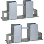 Baumarktplus - 2er Set Holzstapelhilfe Feuerverzinkter Stahl 34x10x15 Cm