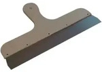 Fl&auml;chendekorspachtel B.500mm Holzgr.poliertes Stahlblatt