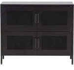 Nett Sideboard 4 T&uuml;ren Schwarz.