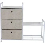Runa 3-schubladen-regal Universales Regalsystem Metall Vliesstoffschubladen