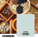 Melissa Digitale K&uuml;chenwaage / Geh&auml;rtetes Glas / Lcd-display / Max. 5kg /