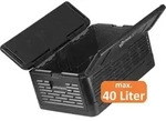 Mahlzeit Thermobox Faltbar, 60 X 40 X 25,5 Cm, 40 L, Schwarz, Styroporbox F&uuml;r...